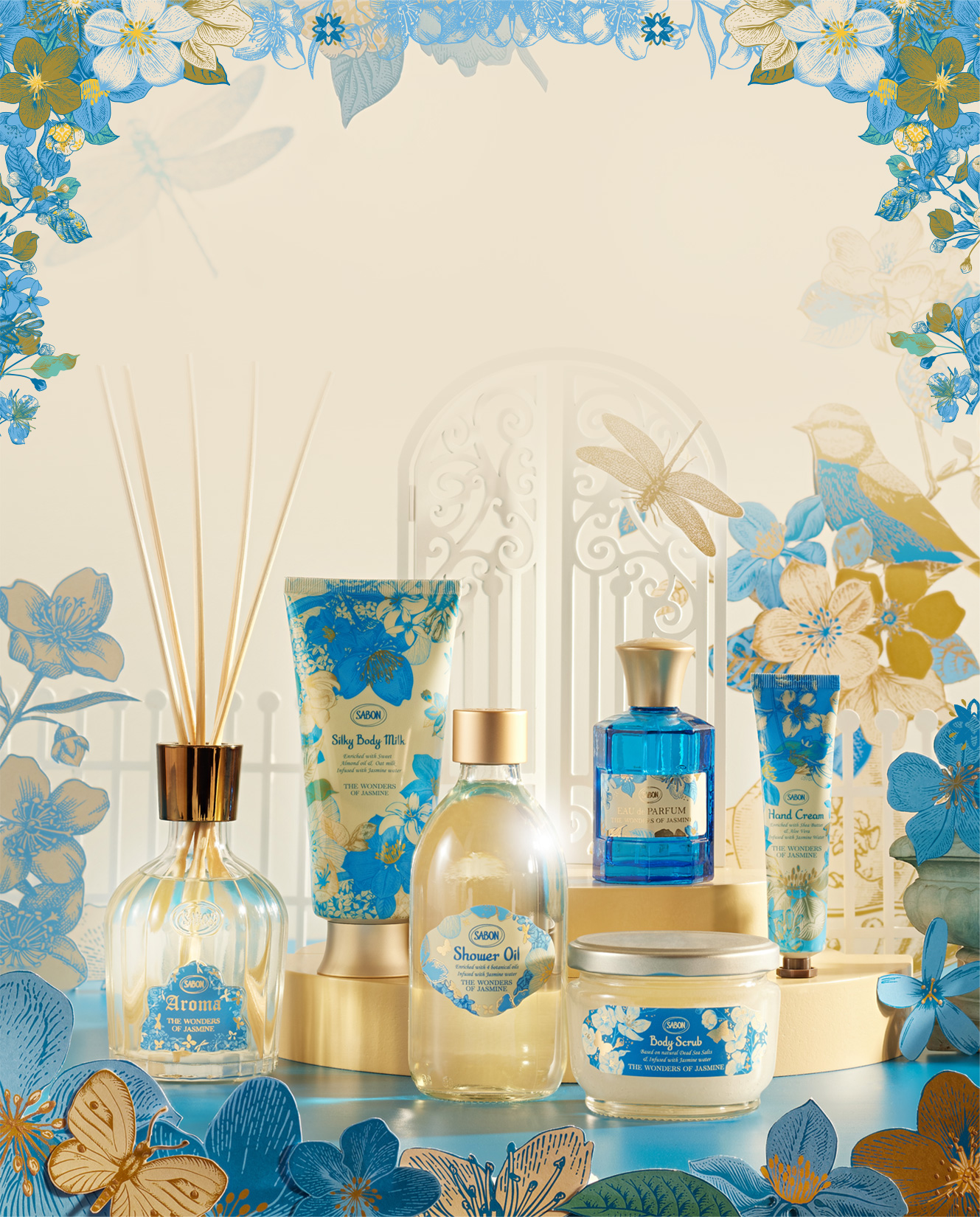 ブルージャスミン魅惑とリュクスが織りなす香り「THE WONDERS OF JASMINE」 | SABON サボン