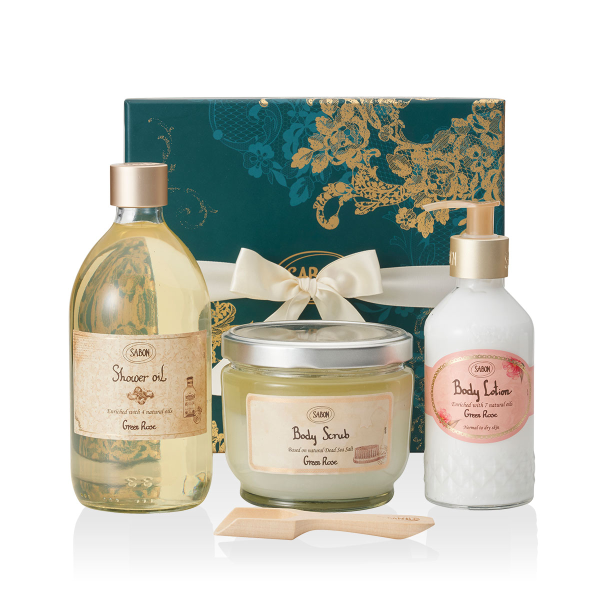 ボディケア レギュラーセット (グリーン・ローズ)』 SABON (サボン)
