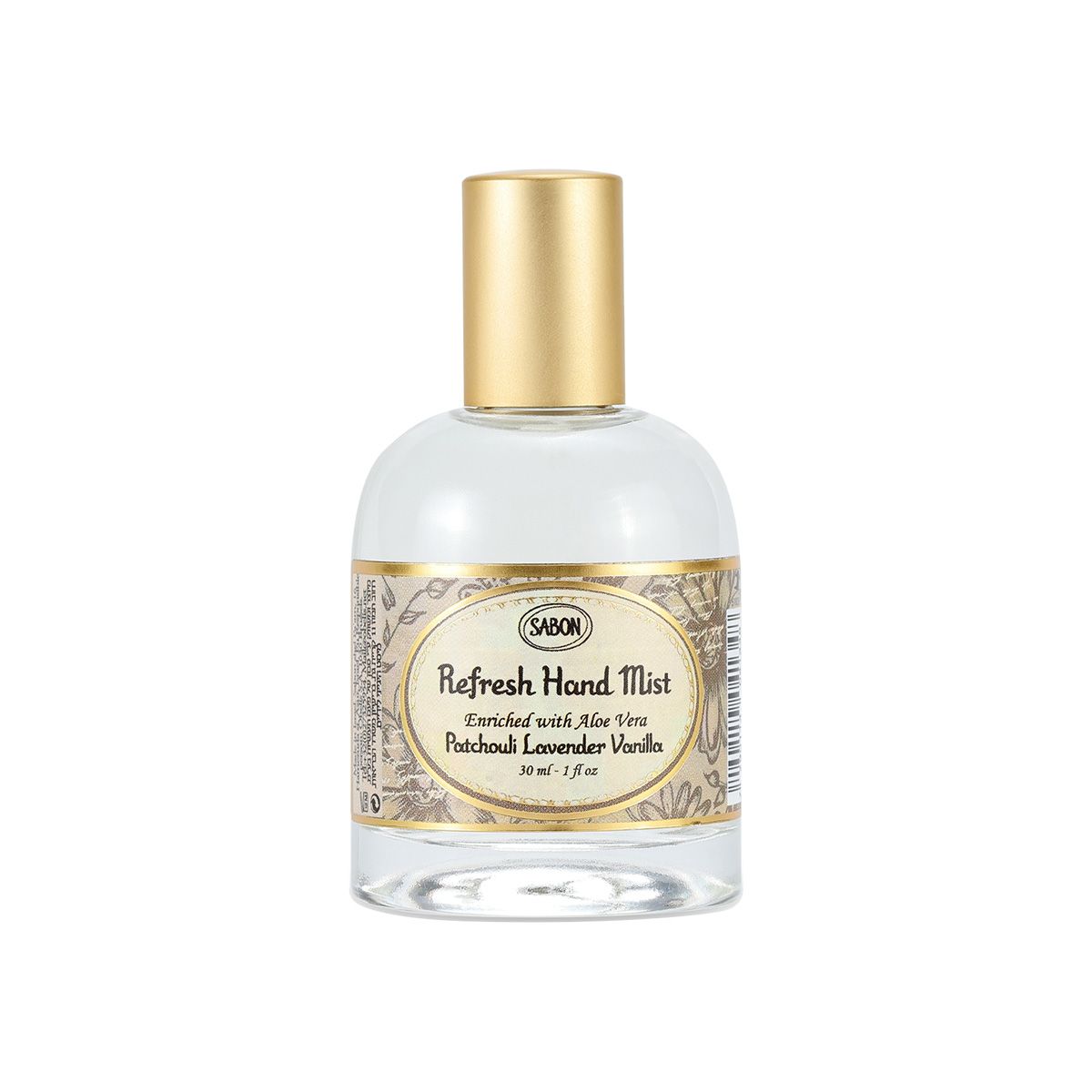 リフレッシュハンドミスト パチュリ ラベンダー バニラ Sabon サボン