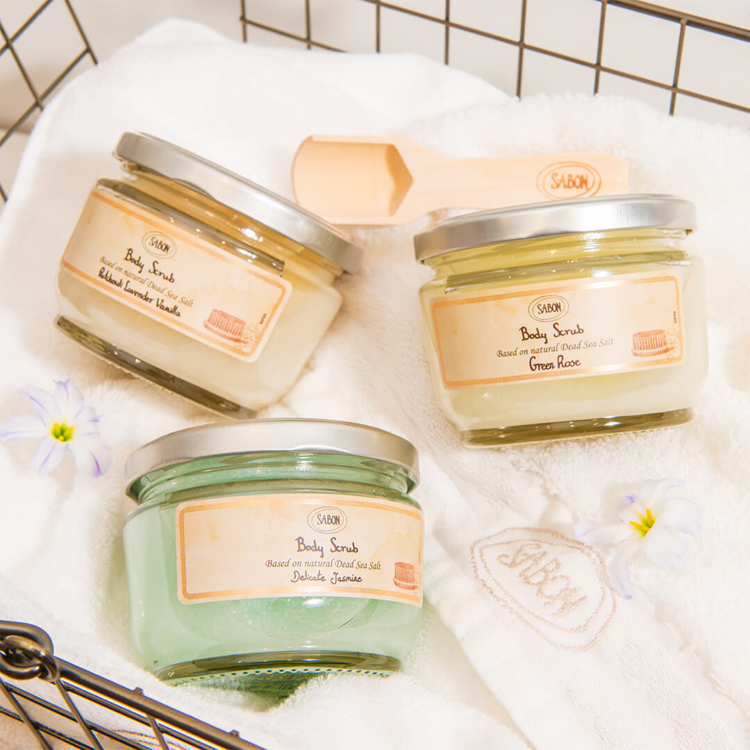 91%OFF!】 SABON ボディスクラブ パチュリ ラベンダー バニラ